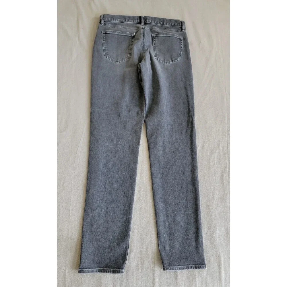 Banana Republic Mens 34x34.5 Jeans Tapered Athletic Fit Gray Mid Rise Stretch‎